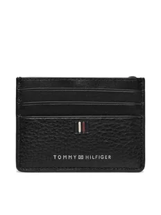 Tommy Hilfiger Etui na karty kredytowe Th Central Cc Holder AM0AM11858 Czarny - Etui na dokumenty i karty - miniaturka - grafika 1