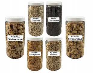 POJEMNIK PLASTIKOWY SŁOIK BIAŁA ZAKRĘTKA 1,5L 6 SZTUK + ETYKIETY - Pojemniki kuchenne - miniaturka - grafika 1