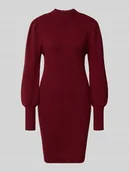 Sukienki - Sukienka o kroju comfort fit z dzianiny z mieszanki wiskozy model ‘KATIA’ - miniaturka - grafika 1