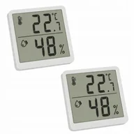 Stacje pogodowe - TFA 30.5059.02.02 2er Set Digitales Thermo-Hygrometer - miniaturka - grafika 1