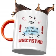 Kubki - Kubek Pomarańczowy Dla Magdy Koleżanki na Prezent z Nadrukiem ze Zdjęciem + Opakowanie na prezent (wzór 02) - miniaturka - grafika 1