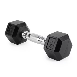 Hantel ogumowany TREXO Hex HXD25 2.5 kg - Hantle i ciężarki - miniaturka - grafika 1