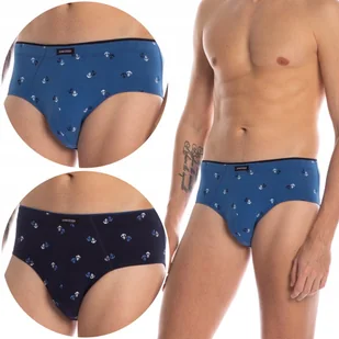 LAMA męskie majtki SLIPY bawełniane 2-PAK - XL - Majtki męskie - miniaturka - grafika 1