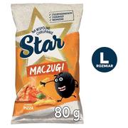 Chrupki - Star Maczugi Chrupki kukurydziane o smaku pizzy 80 g - miniaturka - grafika 1