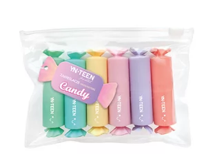 Interdruk Zakreślacz Candy 6 kolorów - Przybory szkolne - miniaturka - grafika 1