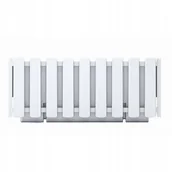 Donice - Prosperplast Skrzynka balkonowa Boarde 38x18 cm biała - miniaturka - grafika 1