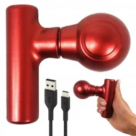 Masażery - Pistolet Do Masażu Mini Masażer Pleców Karku Stóp Do Torebki Akumulatorowy - miniaturka - grafika 1