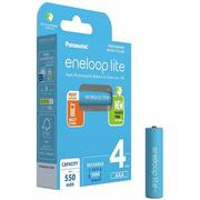 Ładowarki i akumulatory - Panasonic Eneloop Lite R03/AAA 550mAh 4 Szt. Blister (BK-4LCCE-4BE) - miniaturka - grafika 1