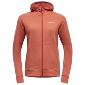 Bluzy sportowe damskie - Bluza damska Devold Everyday Zip Hoodie Wmn Rozmiar: S / Kolor: pomarańczowy - miniaturka - grafika 1