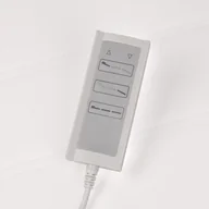Fotele kosmetyczne - Elektryczny fotel kosmetyczny BR-6622 biały - miniaturka - grafika 1