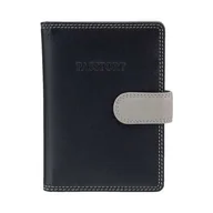 Etui na dokumenty i karty - Kolorowe skórzane etui na paszport Visconti RB-75 RFID - czarny - miniaturka - grafika 1