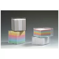 Akcesoria na biurko - Kostka nieklejona pojemnik NATUNA 85x85x85 kolorowa - miniaturka - grafika 1