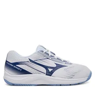 Buty sportowe męskie - Buty halowe Mizuno Cyclone Speed 5 V1GA2580 Biały - miniaturka - grafika 1