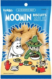 Herbatniki muminki Moomin Milk Biscuits mleczne 60g - Hokka - Kuchnie świata - miniaturka - grafika 1