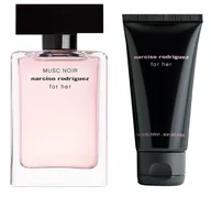 Zestawy perfum damskich - Narciso Rodriguez For Her Musc Noir zestaw EDP 50 ml + mleczko do ciała 50 ml - miniaturka - grafika 1