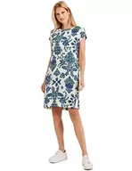 Sukienki - Cecil letnia sukienka z nadrukiem, Deep Blue, XL - miniaturka - grafika 1