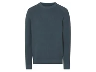 Swetry męskie - esmara Men Sweter dzianinowy męski z bawełny (Niebieski, S (44/46)) - miniaturka - grafika 1