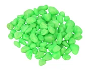 Dekoracje do akwarium - Żwirek do akwarium Happet fluor zielony 0.7cm 0.5kg - miniaturka - grafika 1