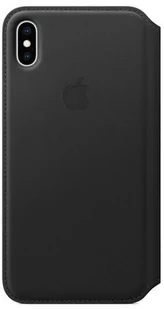 Apple iPhone XS Max Leather Folio Black (MRX22ZM/A) - Etui i futerały do telefonów - miniaturka - grafika 4