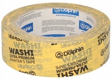 Taśma malarska Washi Tape Original 29 mm x 50 m Blue Dolphin