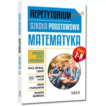 Greg Repetytorium - szkoła podstawowa. Matematyka, klasy 7-8 praca zbiorowa - Podręczniki dla szkół podstawowych - miniaturka - grafika 1