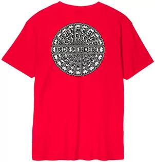 Koszulki męskie - t-shirt męski INDEPENDENT HUSKY REVOLVE TEE Red - grafika 1