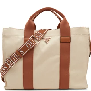 Torebki damskie - Guess Shopperka CANVAS II TOTE - grafika 1