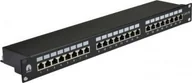 Akcesoria do szaf serwerowych - NEKU NEKU Patchpanel kat.5e 19" 24p FTP z półką 1U - miniaturka - grafika 1