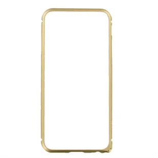 HOCO iPhone 6 / 6S Buckle Metal Bumper złoty - Etui i futerały do telefonów - miniaturka - grafika 1