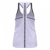 Koszulki i topy damskie - Damski top treningowy Under Armour Knockout Tank - fioletowy - miniaturka - grafika 1