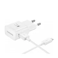 Ładowarki do telefonów - Samsung Ładowarka do telefonu Samsung EP-TA20EWE z kablem USB-C, oryginalna, biała, 2A - miniaturka - grafika 1