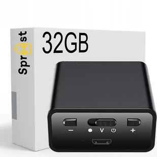 Dyktafon 32GB PODSŁUCH 185H SZPIEGOWSKI DETEKCJA - Podsłuchy - miniaturka - grafika 1