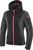 Odzież motocyklowa - Kurtka Motocyklowa Ixon Burning Damska Antracyt/Czarny/RóżowyS - miniaturka - grafika 1