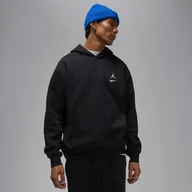 Bluzy męskie - Męska bluza z kapturem Jordan Brooklyn Fleece - Czerń - miniaturka - grafika 1