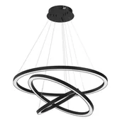 Lampy sufitowe - Galaxia LED lampa wisząca 3-punktowa czarna ML8424 - miniaturka - grafika 1