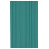 Pokrycia dachowe - shumee Panele dachowe 36 szt. stal galwanizowana zielone 80x45 cm - miniaturka - grafika 1