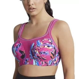 Biustonosze - Stanik Panache Sport Wired Sports Bra Abstract Orchid Multikolor (5021A-Abstract-Orchi) - grafika 1