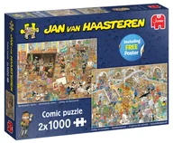 Puzzle - Jumbo Puzzle 2x1000 Haasteren Wycieczka do muzeum G3 - miniaturka - grafika 1