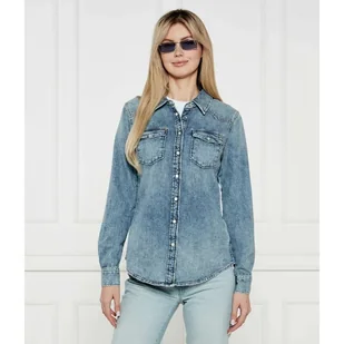 Tommy Hilfiger Jeansowa koszula Regular Fit - Koszule damskie - miniaturka - grafika 1