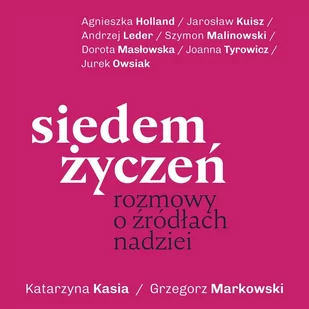 Siedem życzeń. Rozmowy o źródłach nadziei - Audiobooki - literatura faktu - miniaturka - grafika 1