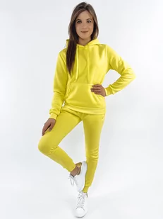 Komplet damski dresowy DRESSLILY żółty AY0344-S - Dresy damskie - miniaturka - grafika 1