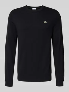 Sweter z dzianiny kroju regular fit z mieszanki bawełny - Swetry męskie - miniaturka - grafika 1