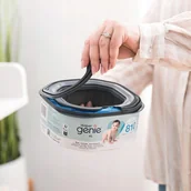 Inne akcesoria do pielęgnacji dzieci - ABAKUS-WKŁAD DO POJEMNIKA NA PIELUCHY XL OŚMIOKĄTNY DIAPER GENIE - miniaturka - grafika 1