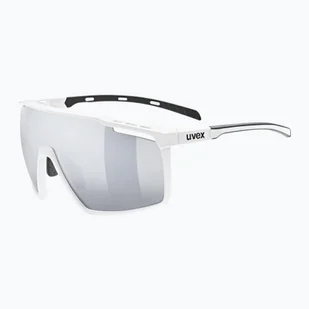 Okulary przeciwsłoneczne UVEX Mtn Perform white mat/mirror silver - Okulary przeciwsłoneczne - miniaturka - grafika 1