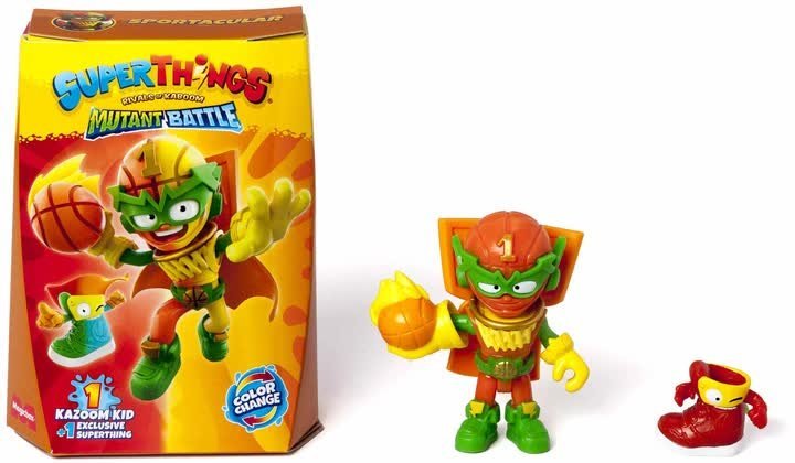 SuperThings Zings MUTANT BATTLE seria 12 SPORTACULAR figurka kosz SOLE ACE
