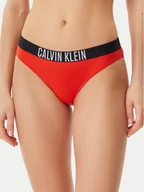 Stroje kąpielowe - Calvin Klein Swimwear Dół od bikini KW0KW02856 Czerwony - miniaturka - grafika 1