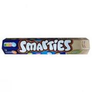 Cukierki - Smarties Mleczna czekolada w chrupiących cukrowych skorupkach Giant tube 130 g - miniaturka - grafika 1
