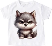 Koszulki dla dziewczynek - koszulka dla dziecka angryanimals2 - miniaturka - grafika 1