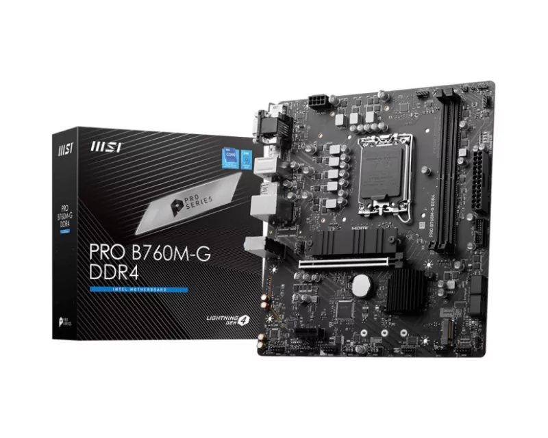 MSI PRO B760M-G DDR4 LGA1700 microATX