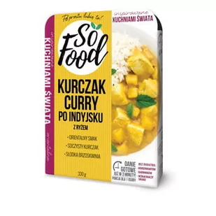 So Food Kurczak curry po indysjku z ryżem 330 g - Szybkie dania obiadowe - miniaturka - grafika 1